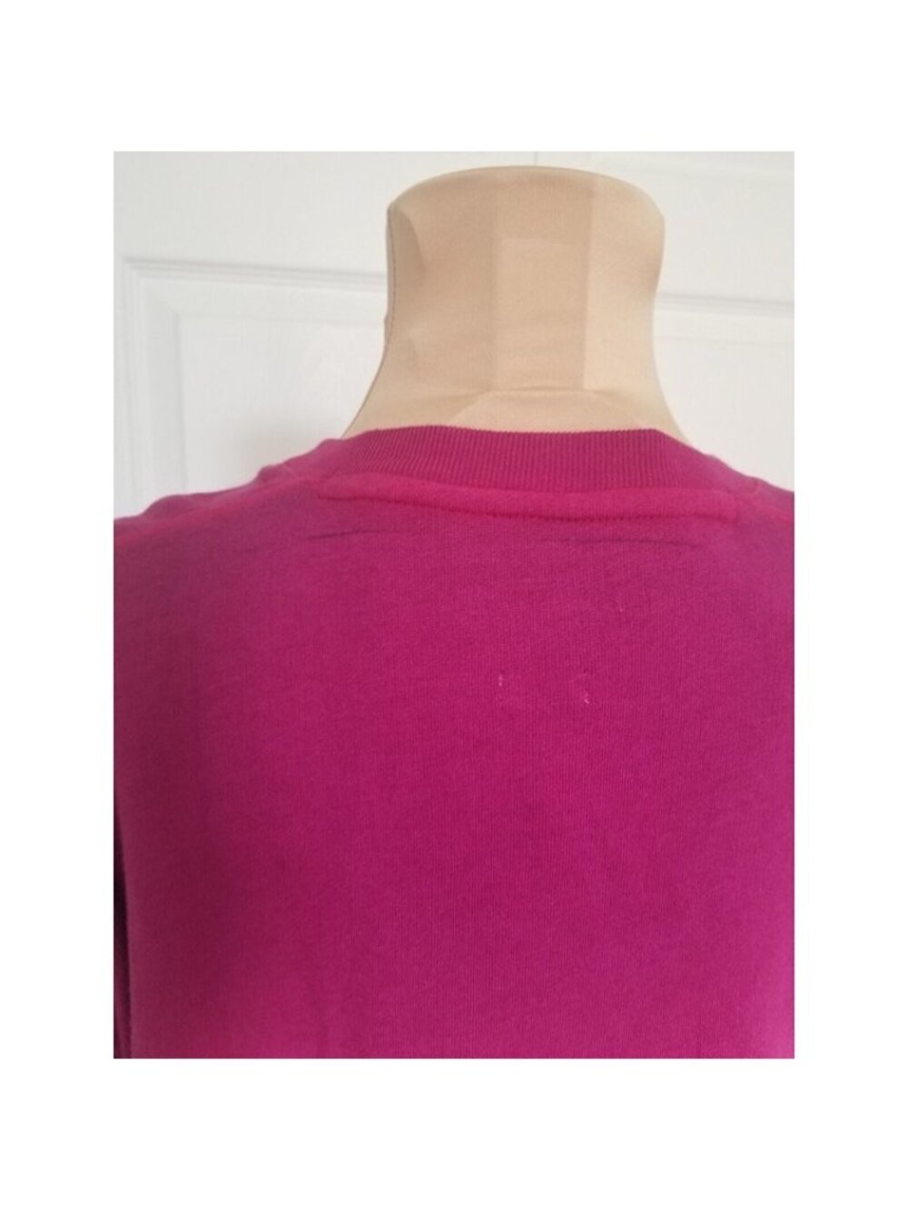ZADIG & VOLTAIRE Zadig Malibu Dye Dip French Terry Short Sleeve Sweatshirt Sz L - Picture 4 of 11